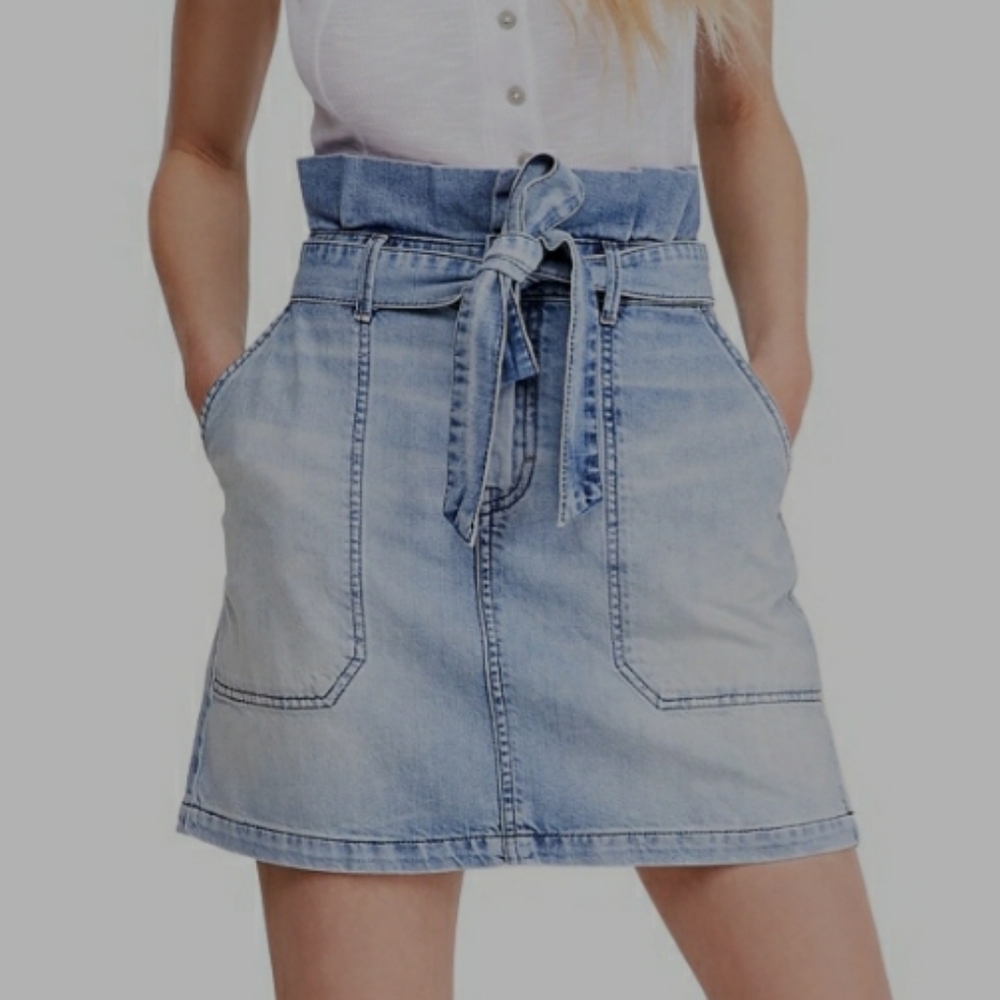 Nwt Free People denim skirt
